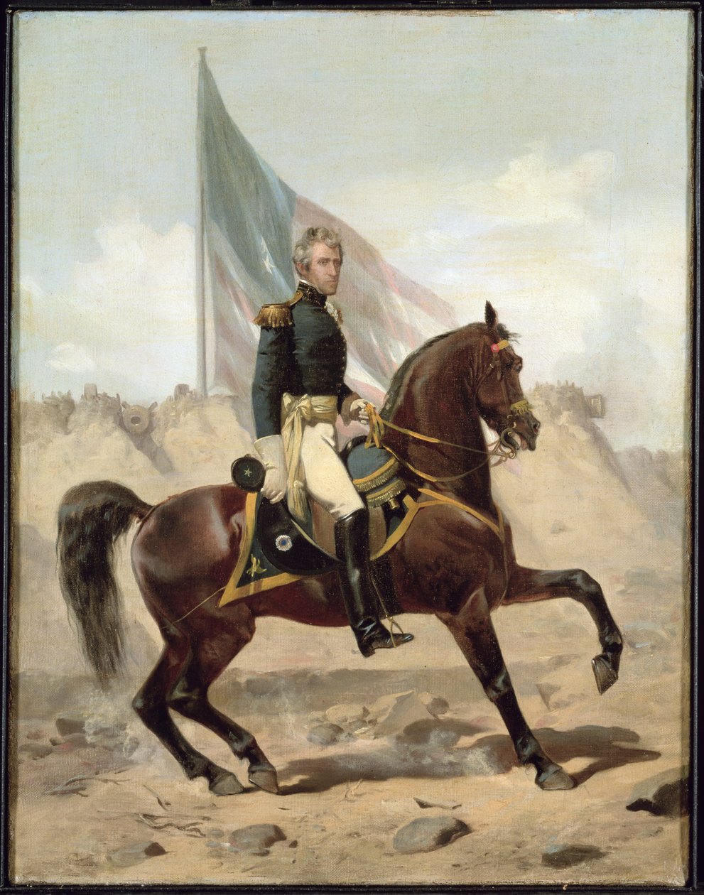 General Andrew Jackson i slaget ved New Orleans af Alonzo Chappel