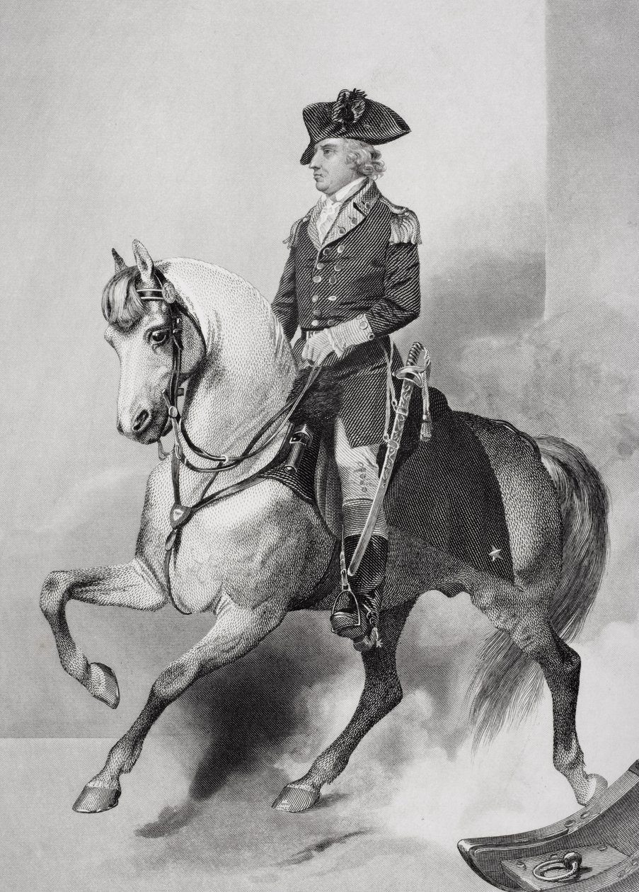 Portræt af Horatio Gates (1728-1806) (litho) af Alonzo Chappel