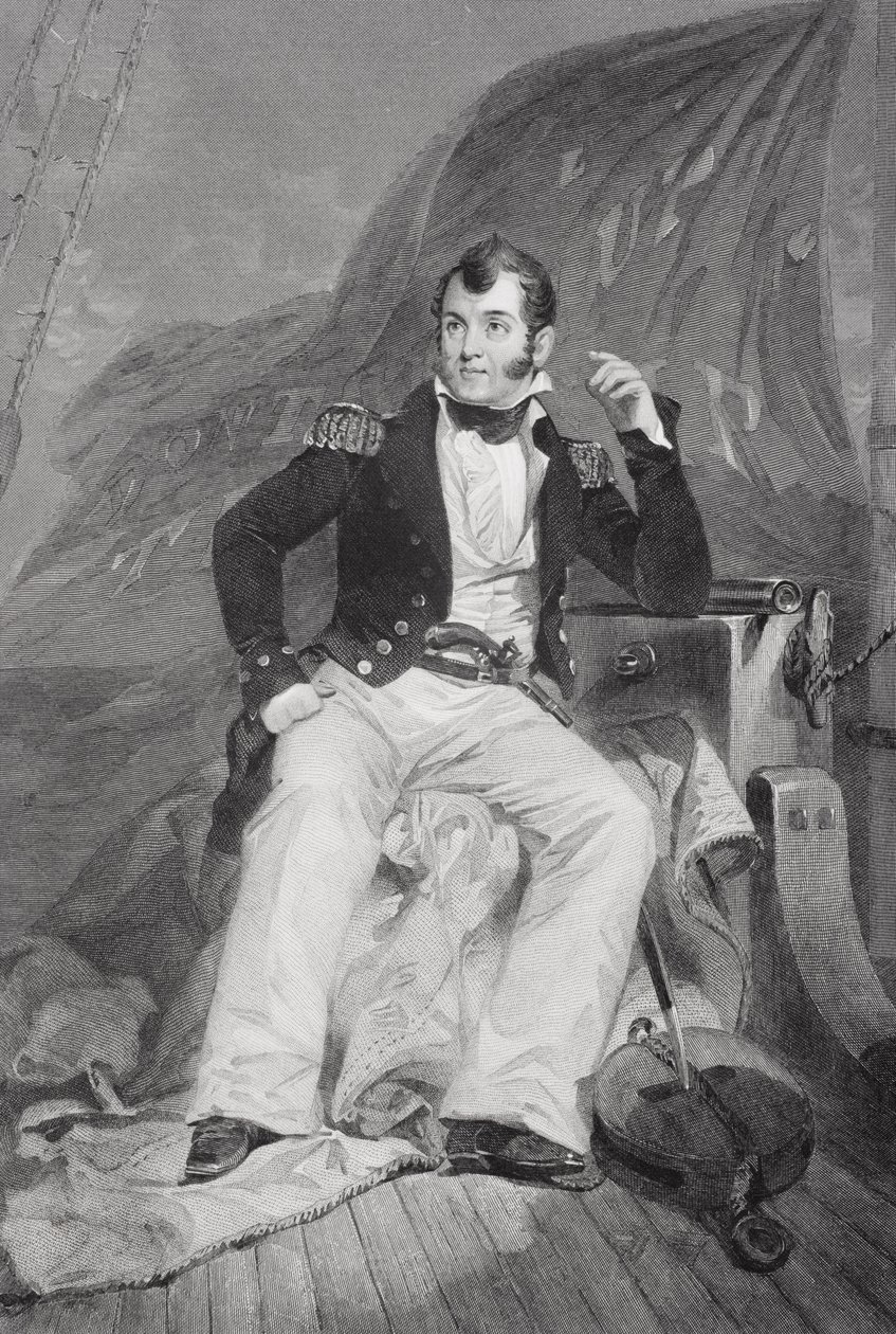 Portræt af Oliver Hazard Perry (1785-1819) af Alonzo Chappel