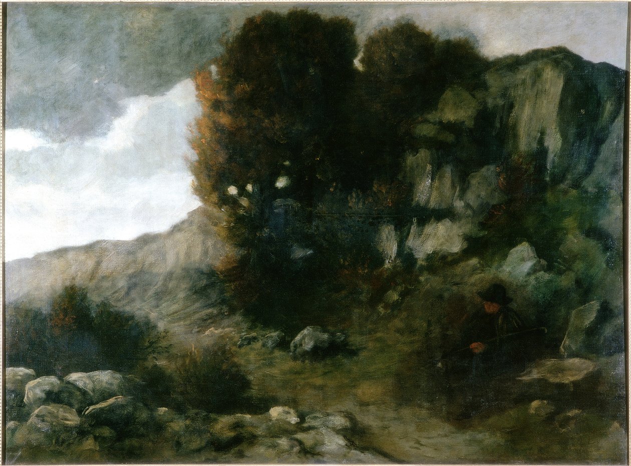Landskab af Alphonse Legros