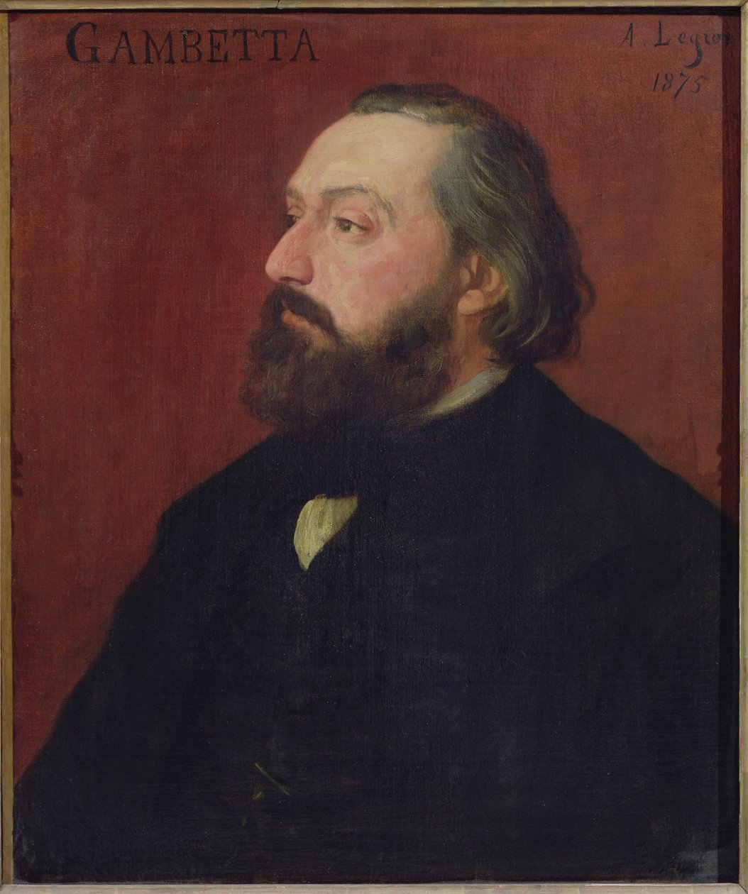 Leon Gambetta (1838-82) 1875 af Alphonse Legros