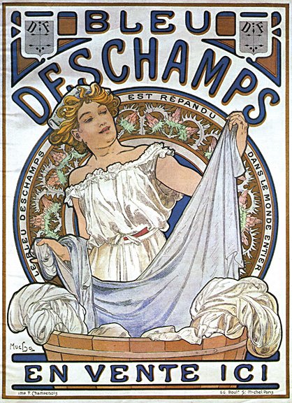 Bluedeschamps af Alphonse Mucha