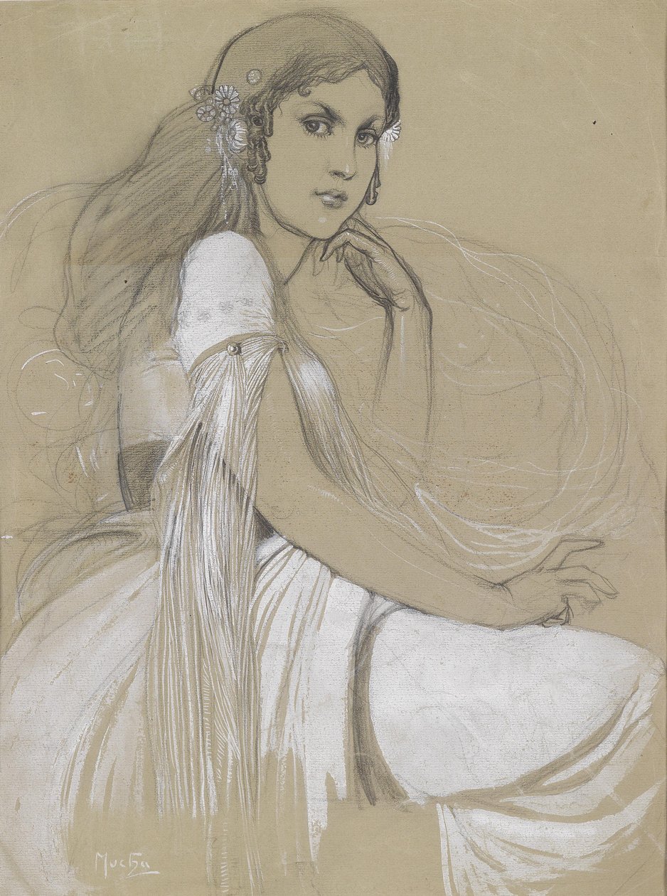 Jaroslava Mucha af Alphonse Mucha