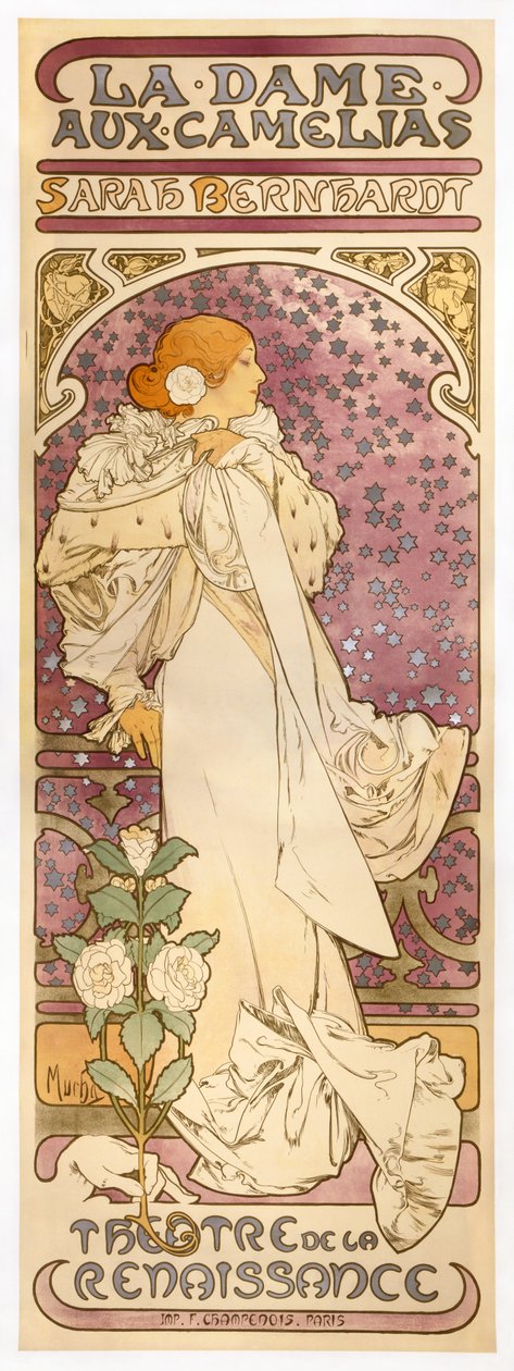Kameliadamen af Alphonse Mucha
