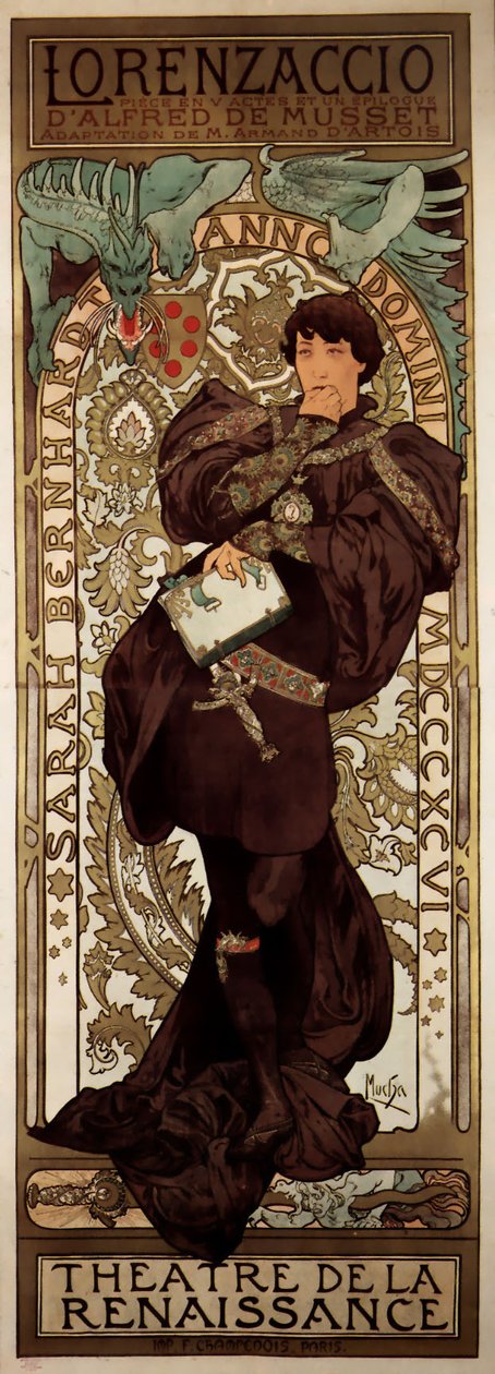 Lorenzaccio af Alphonse Mucha