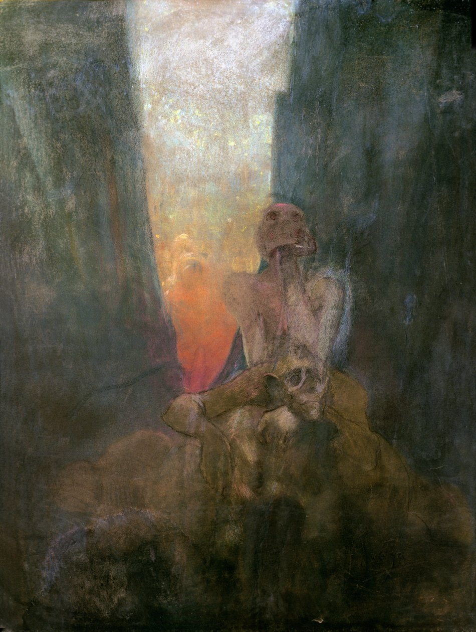 Afgrunden, 1899 af Alphonse Mucha