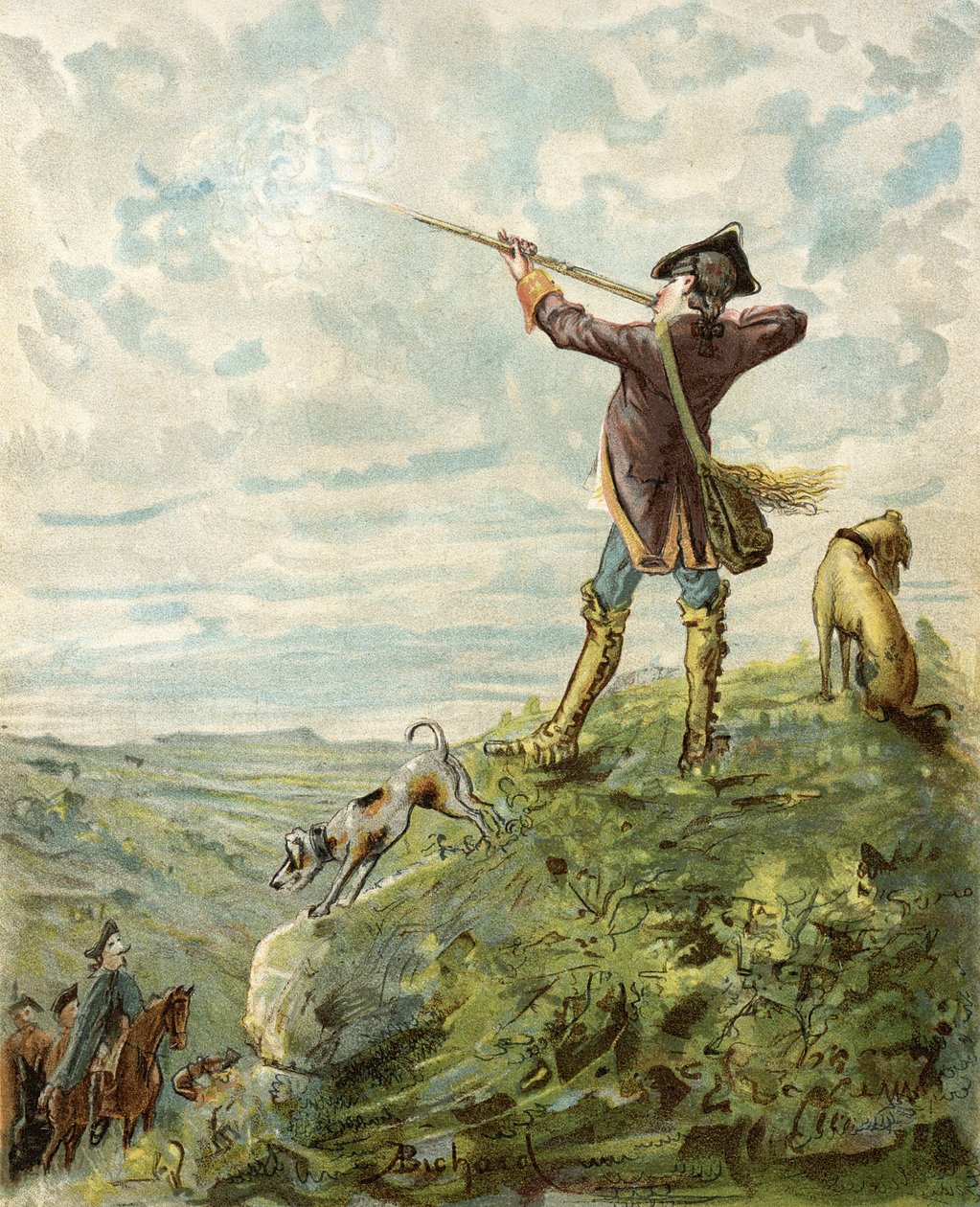 Baron Munchausen finder en vidunderlig skytte i Californien, fra 