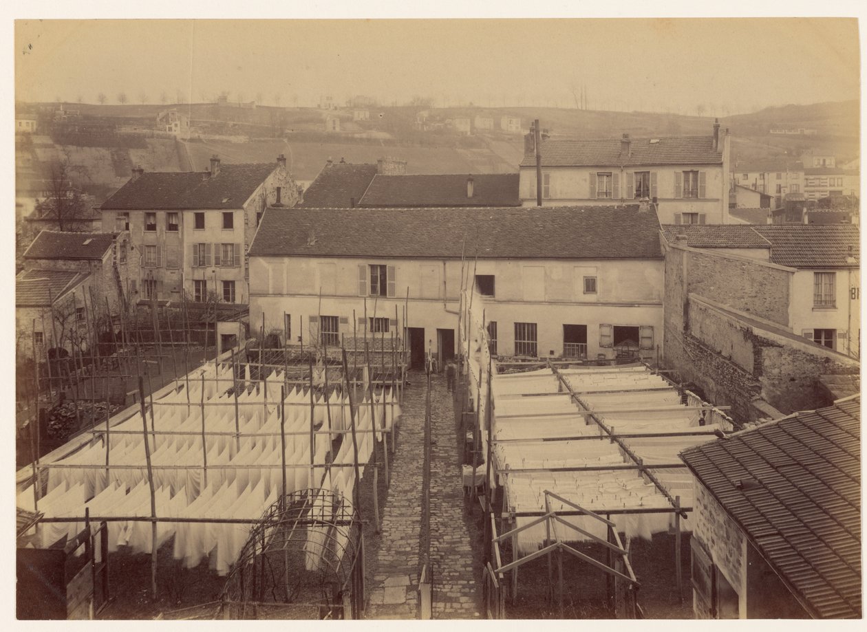 Mordet på enken Templier i Arcueil ... Huset set udefra af Alphonse Bertillon