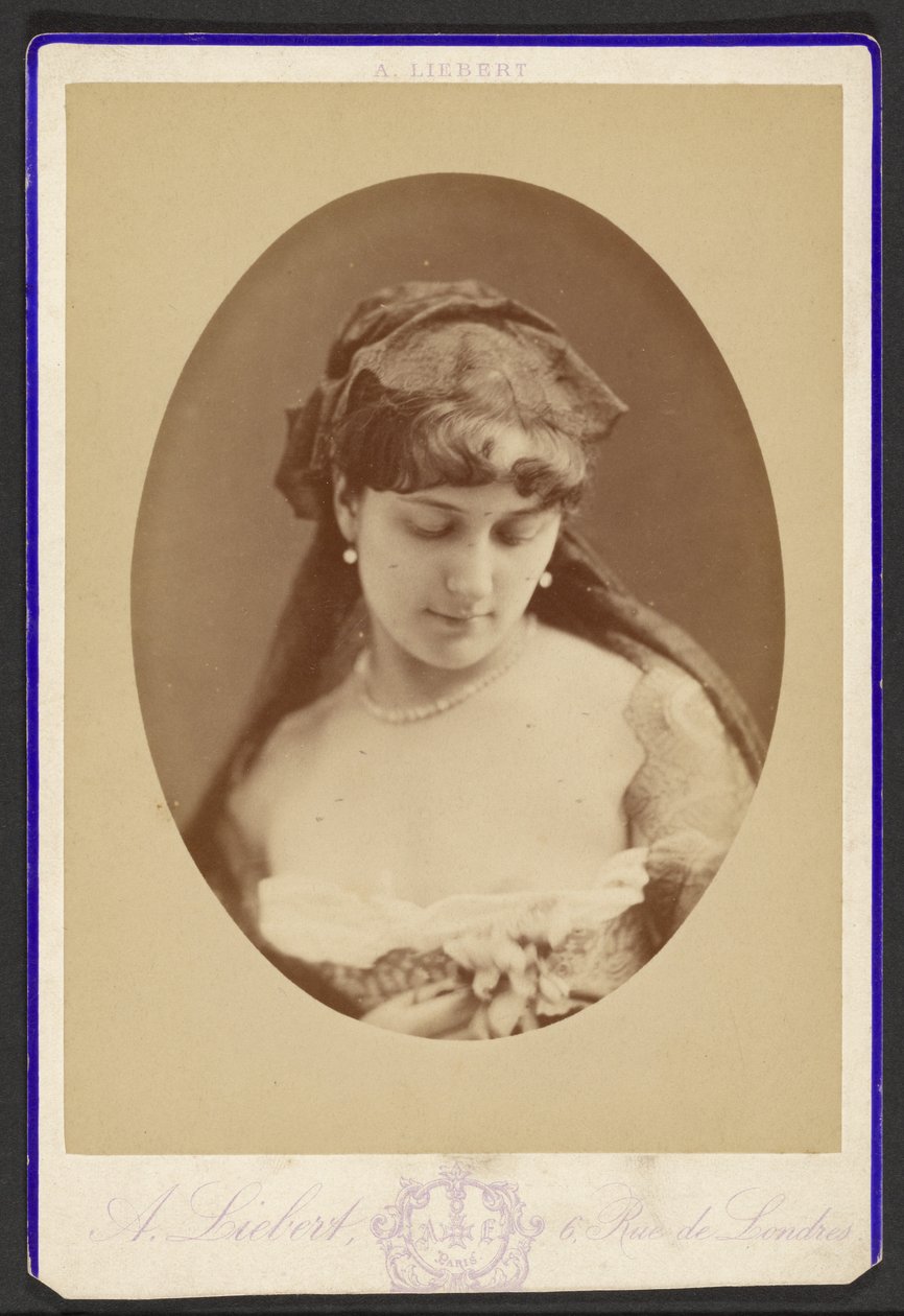 Porträt einer jungen Frau af Alphonse J. Liébert