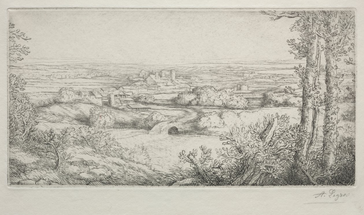 En dal i Bourgogne af Alphonse Legros