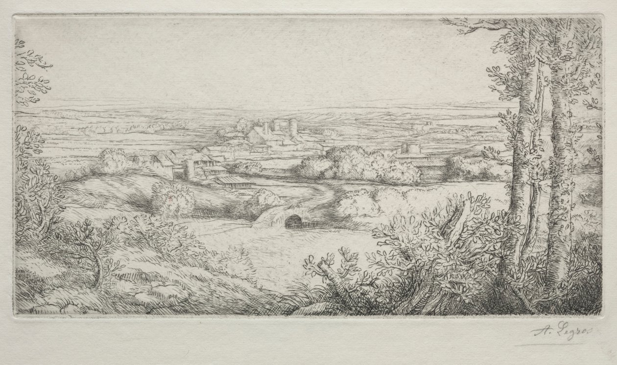 En dal i Bourgogne En dal i Bourgogne. af Alphonse Legros