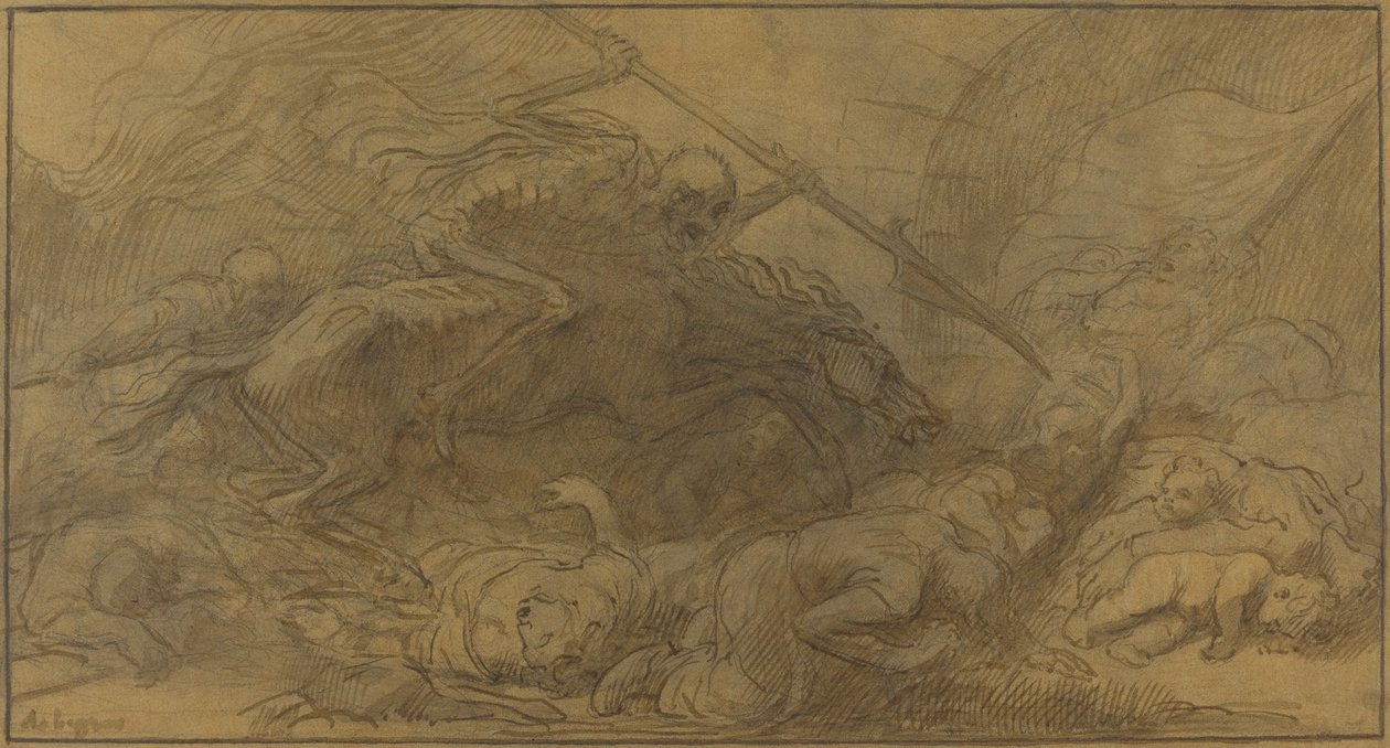Efter Slaget af Alphonse Legros