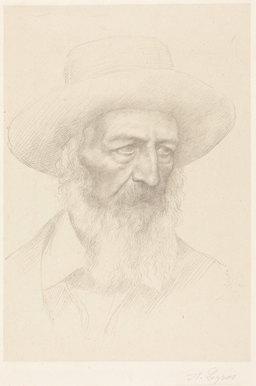 Alfred, Lord Tennyson af Alphonse Legros