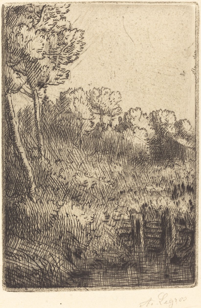 Langs Marne af Alphonse Legros