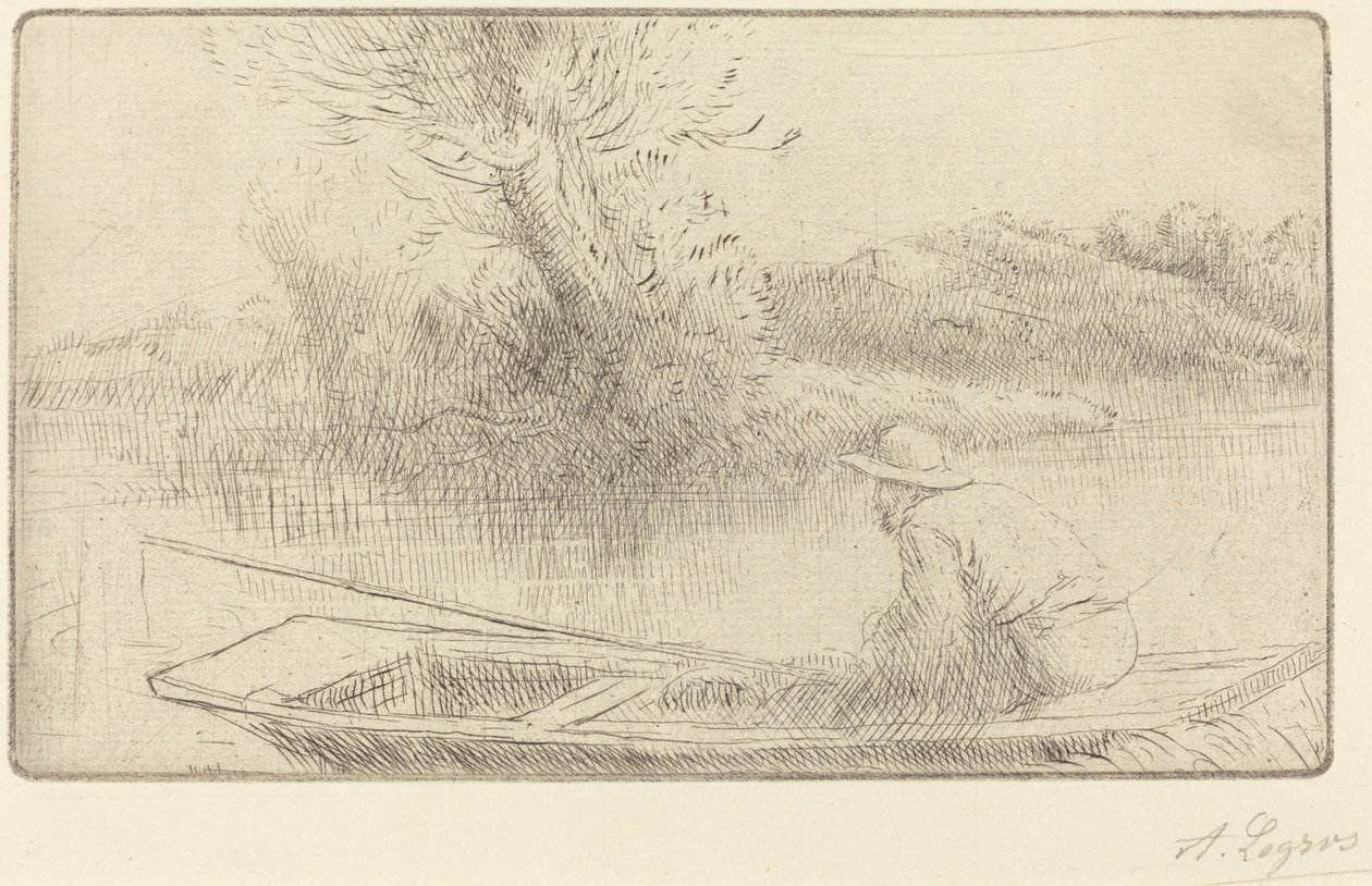 Langs Themsen På Themsen. af Alphonse Legros