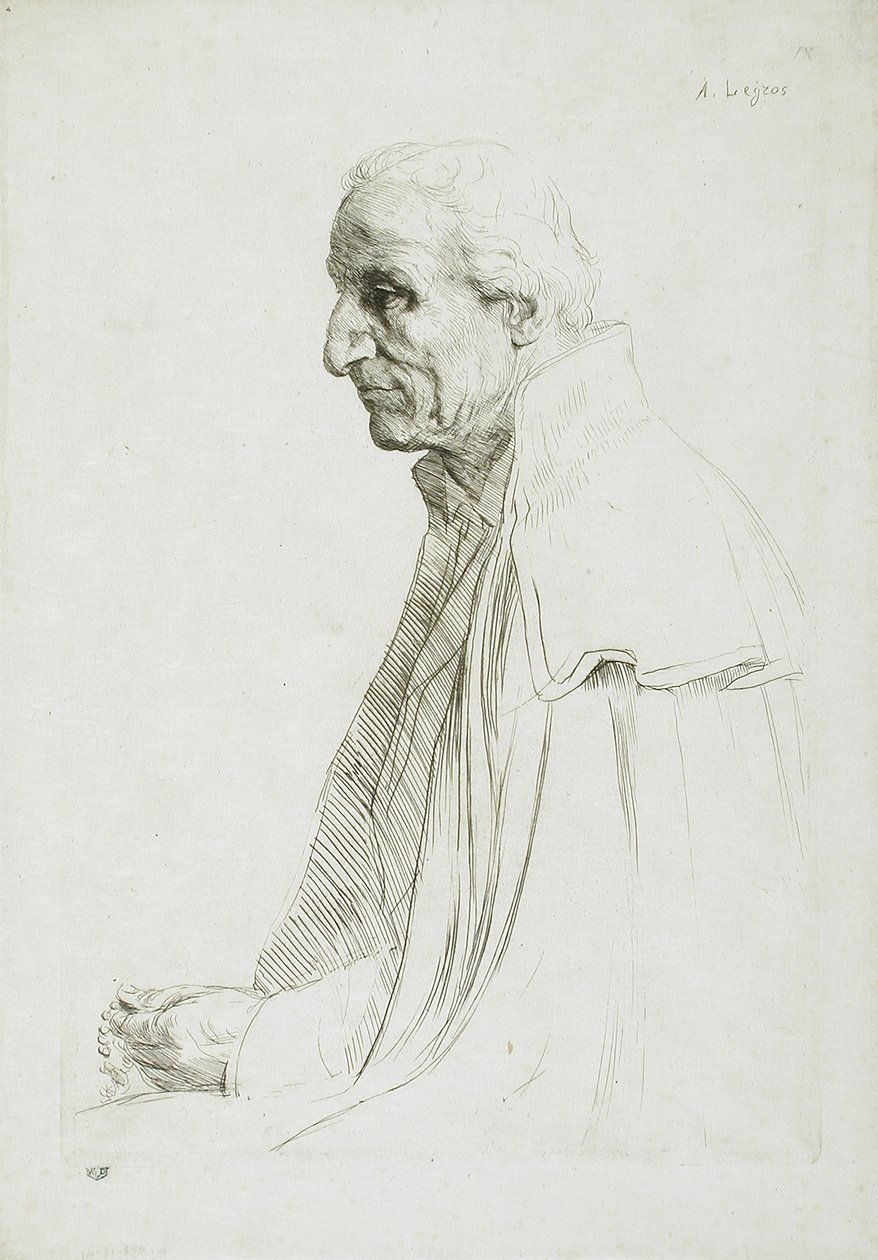 En gammel spanier af Alphonse Legros