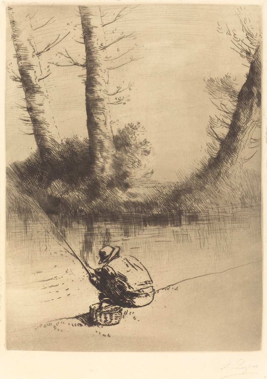 Angler (Angler) af Alphonse Legros
