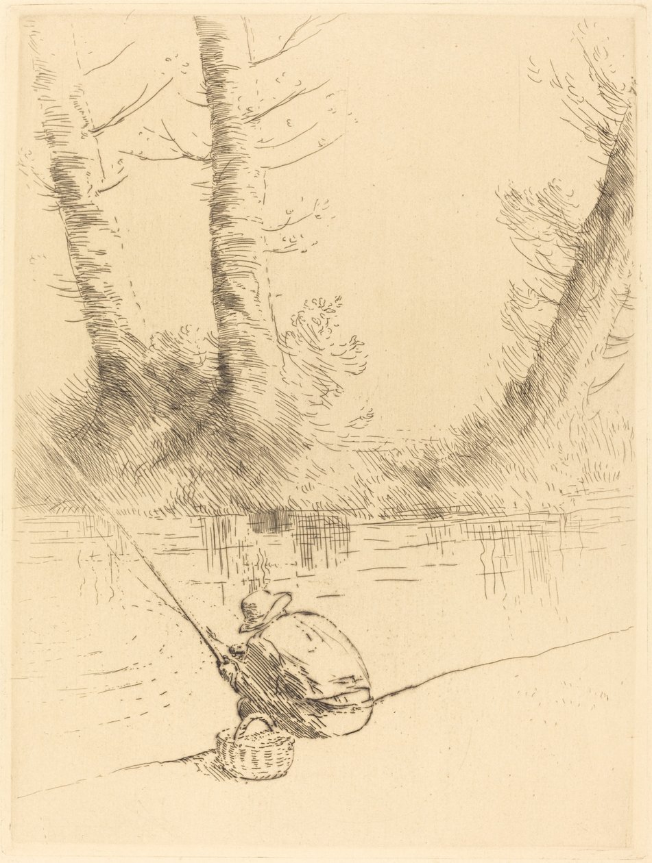 Lystfisker Lystfiskeren. af Alphonse Legros