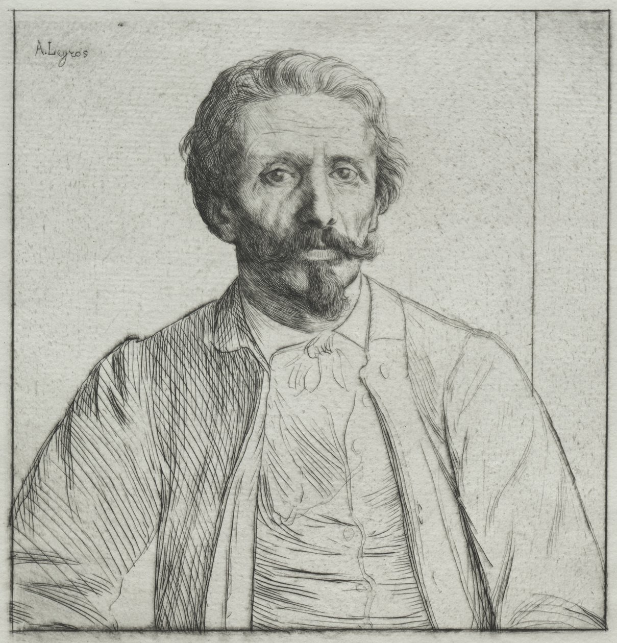 Auguste Delâtre af Alphonse Legros