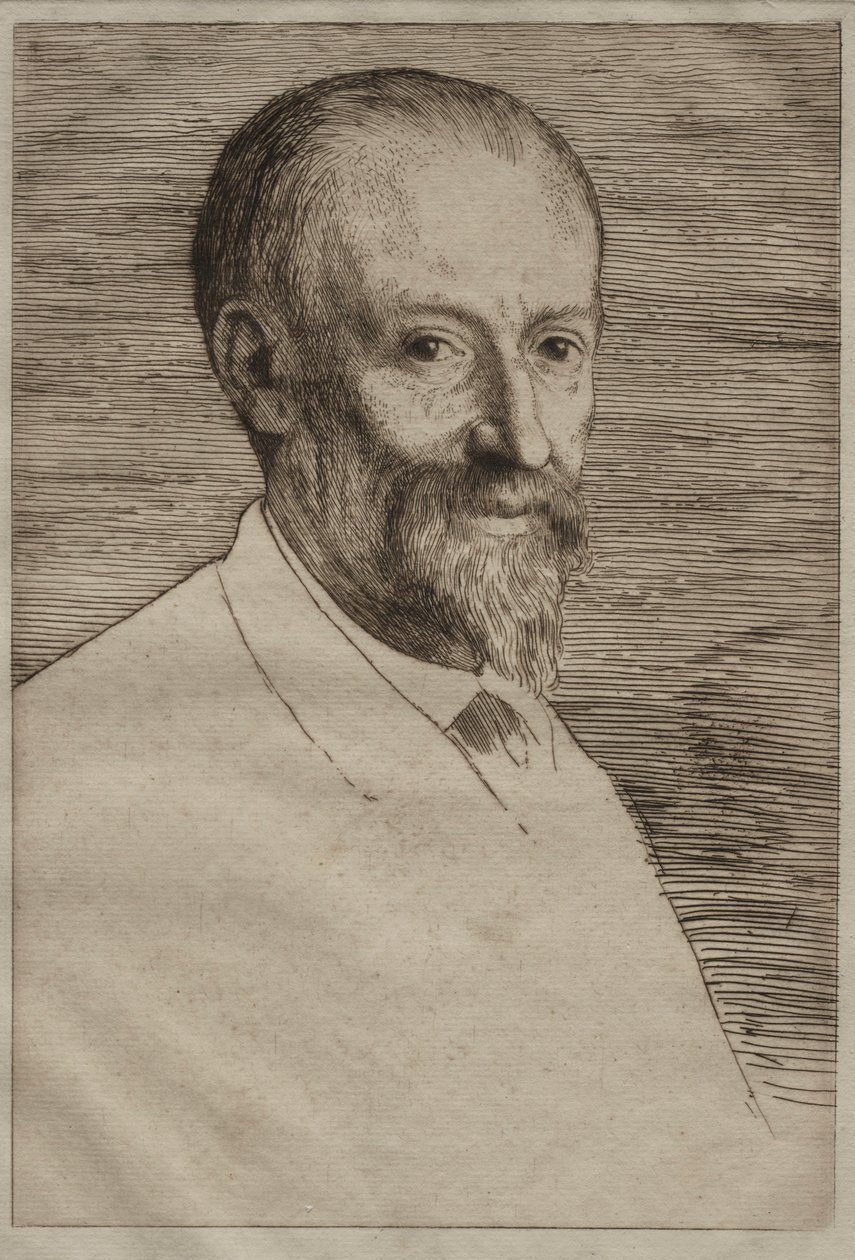 Auguste Poulet-Malassis. af Alphonse Legros