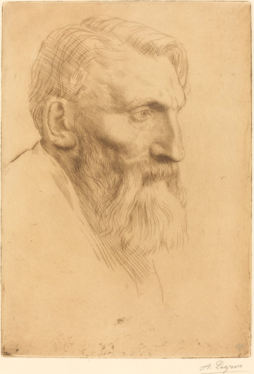 Auguste Rodin af Alphonse Legros