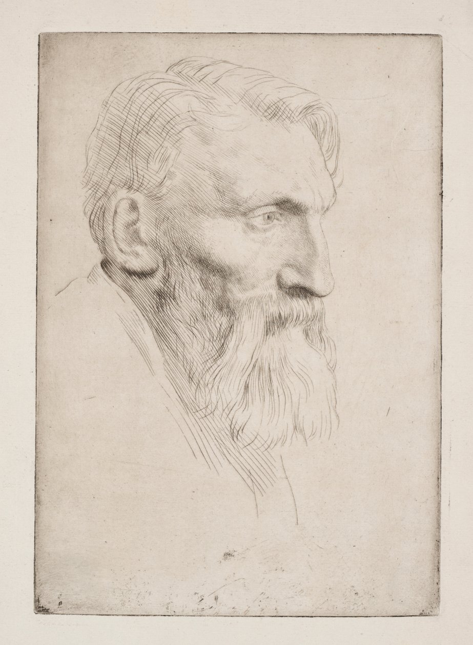 Auguste Rodin af Alphonse Legros