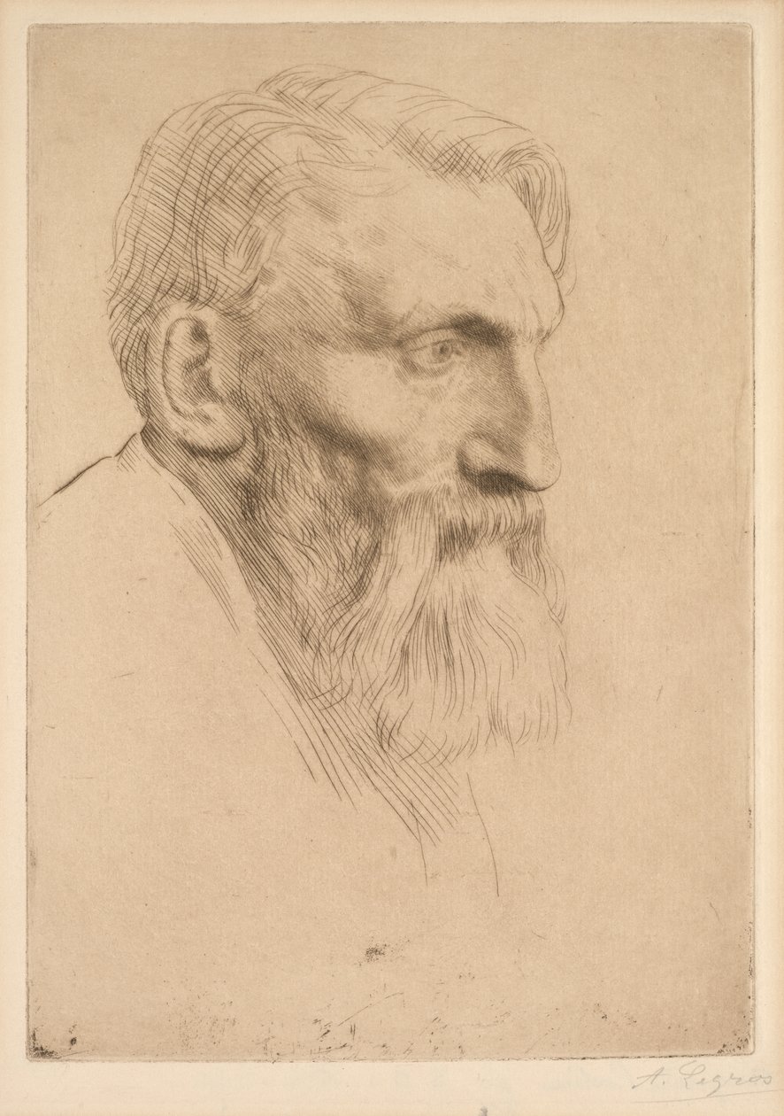 Auguste Rodin af Alphonse Legros