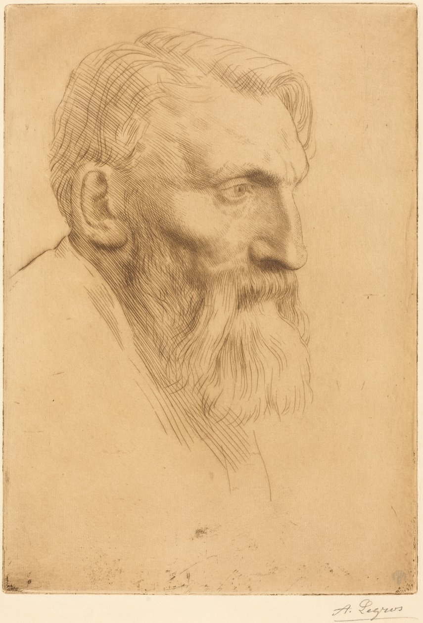 Auguste Rodin af Alphonse Legros