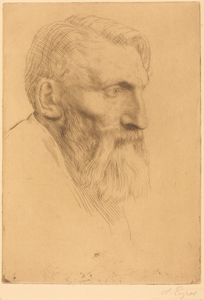 Auguste Rodin af Alphonse Legros