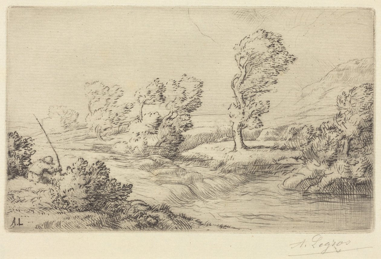 Marne-flodens bredder af Alphonse Legros