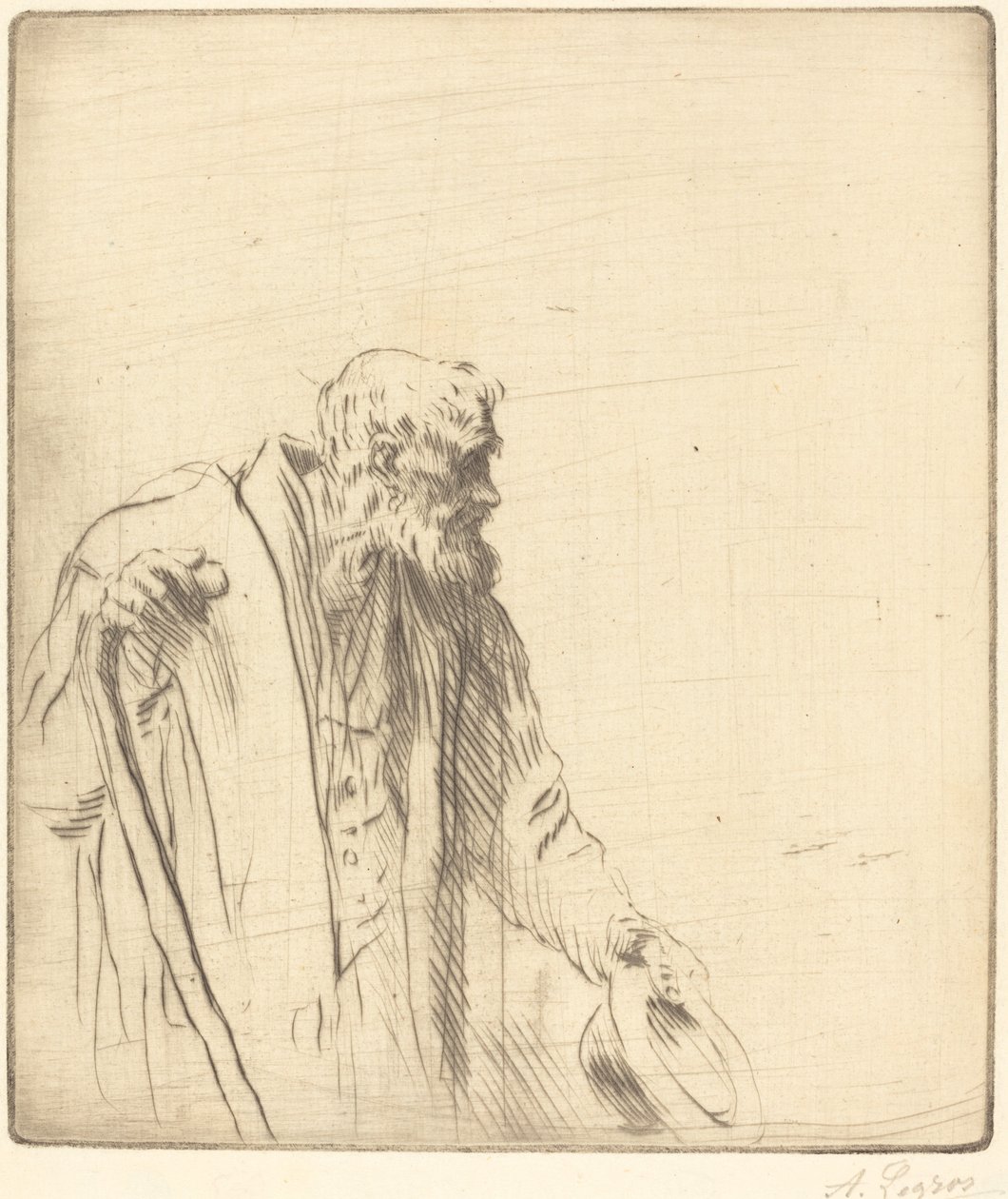 Tigger (En tigger) af Alphonse Legros