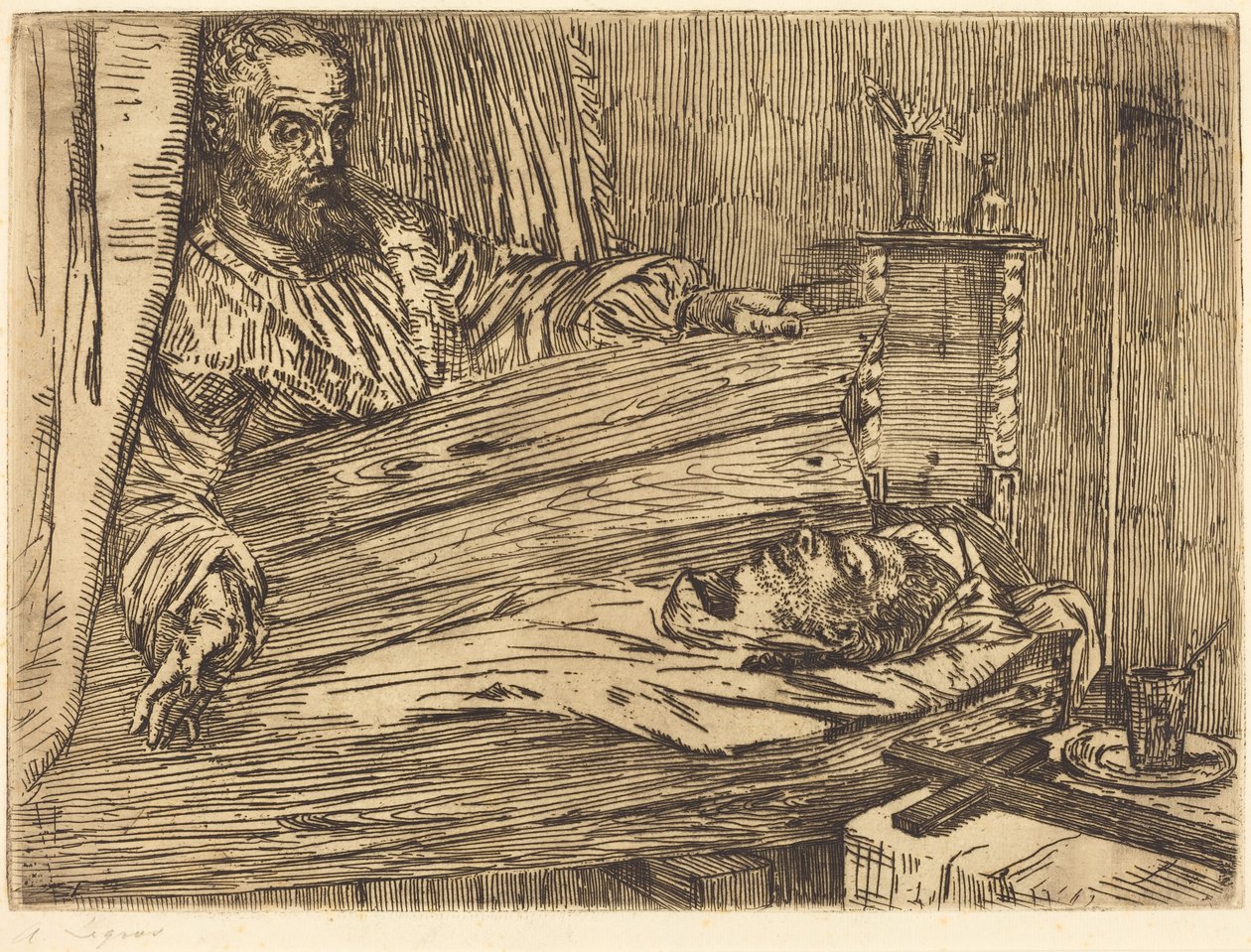 Berenice, 2. plade af Alphonse Legros