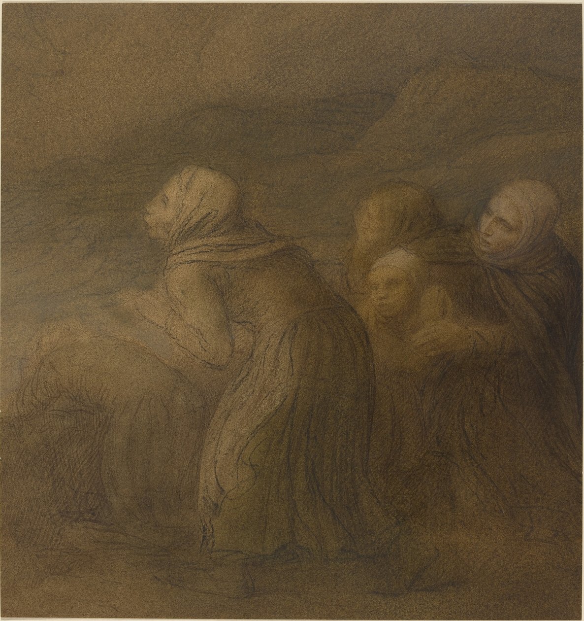 Båd i problemer. af Alphonse Legros