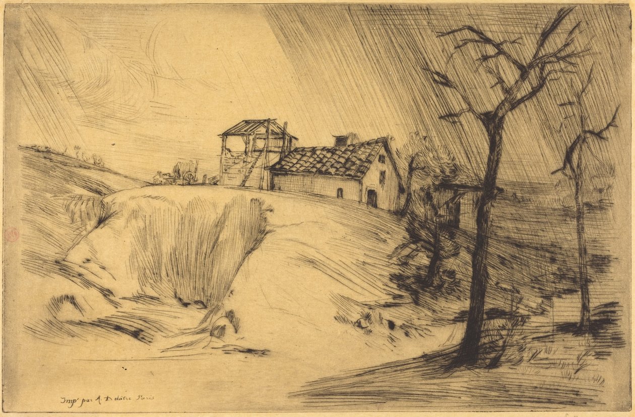 Brick-works (Teglværket) af Alphonse Legros