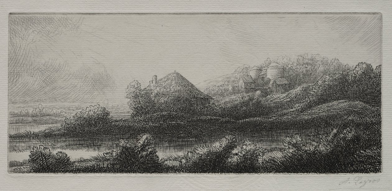Hytte i Marsken af Alphonse Legros