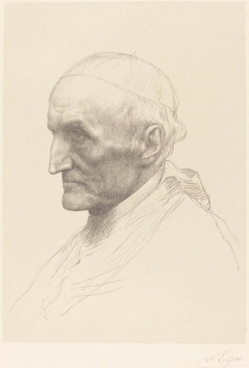 Kardinal Manning, 2. plade af Alphonse Legros