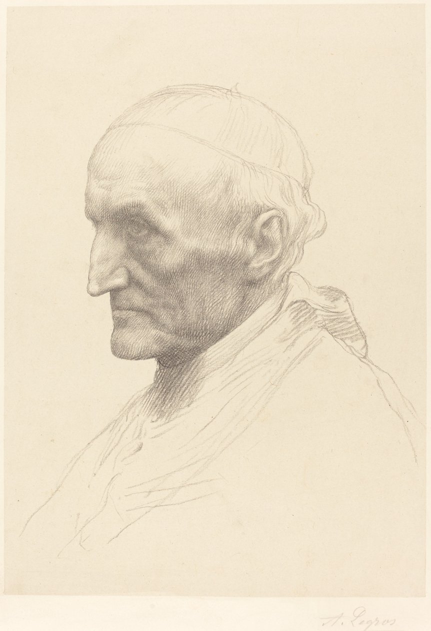 Kardinal Manning, 2. plade af Alphonse Legros