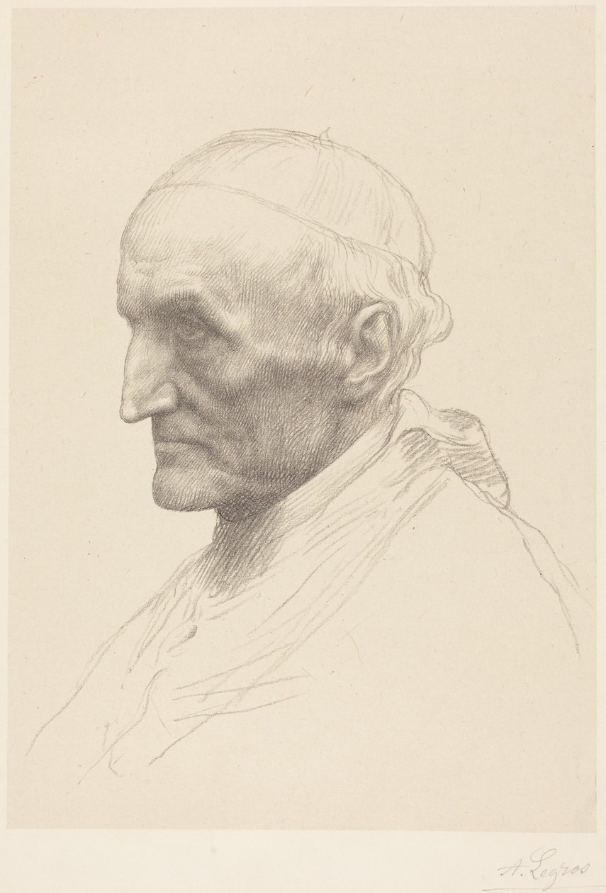 Kardinal Manning, 2. plade af Alphonse Legros