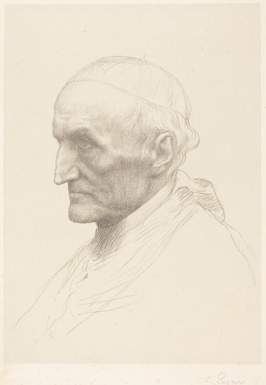 Kardinal Manning, 2. plade af Alphonse Legros