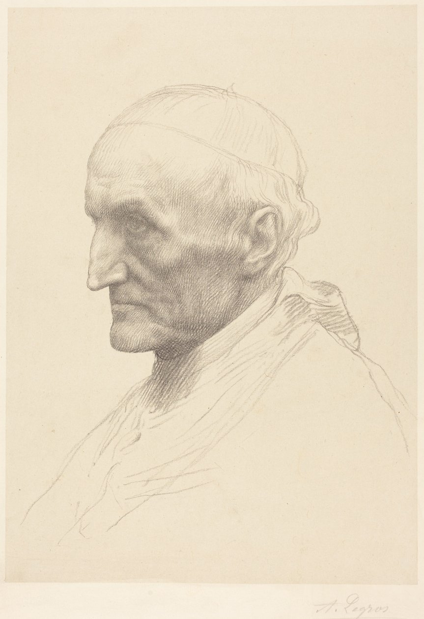 Kardinal Manning, 2. plade af Alphonse Legros