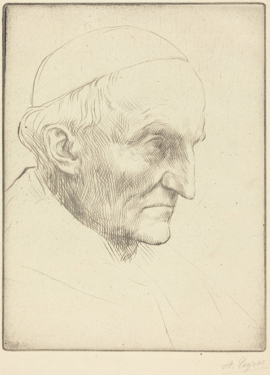 Kardinal Manning, planche 3 af Alphonse Legros
