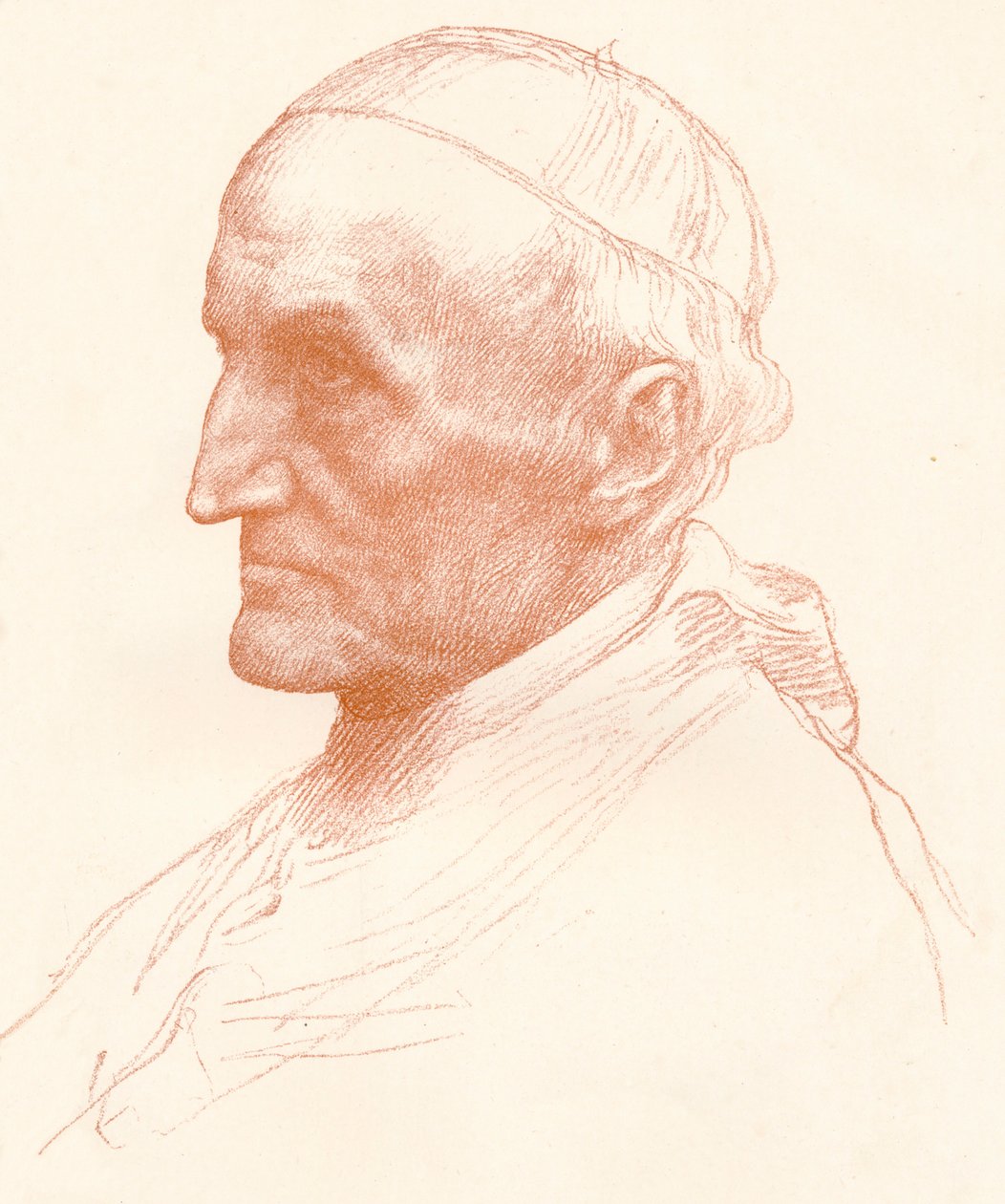 Kardinal Manning, c1857-1903, c1903. af Alphonse Legros