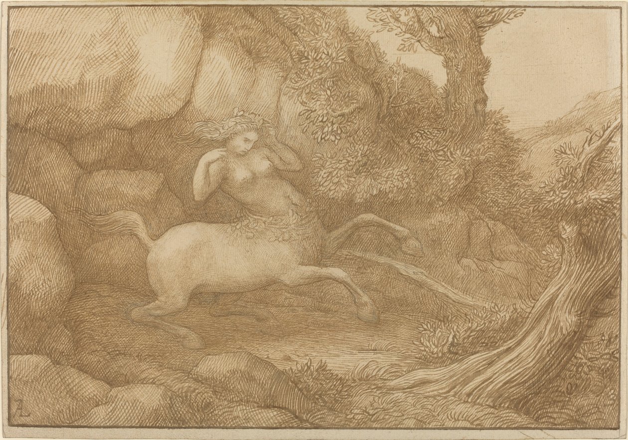 Kentaur kvinde af Alphonse Legros