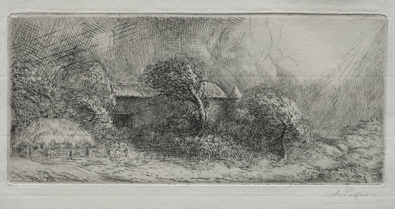 Chailli: stormeffekt af Alphonse Legros
