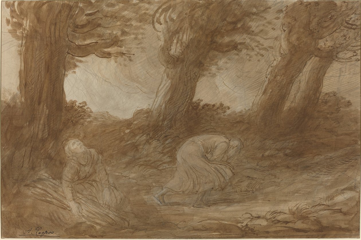 Tordenklap [recto]. af Alphonse Legros