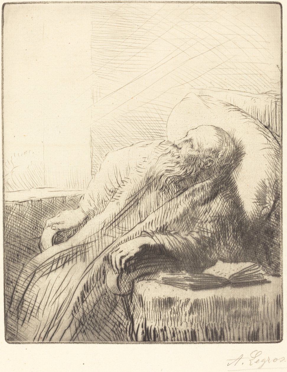 Rekonvalescent Le rekonvalescent. af Alphonse Legros