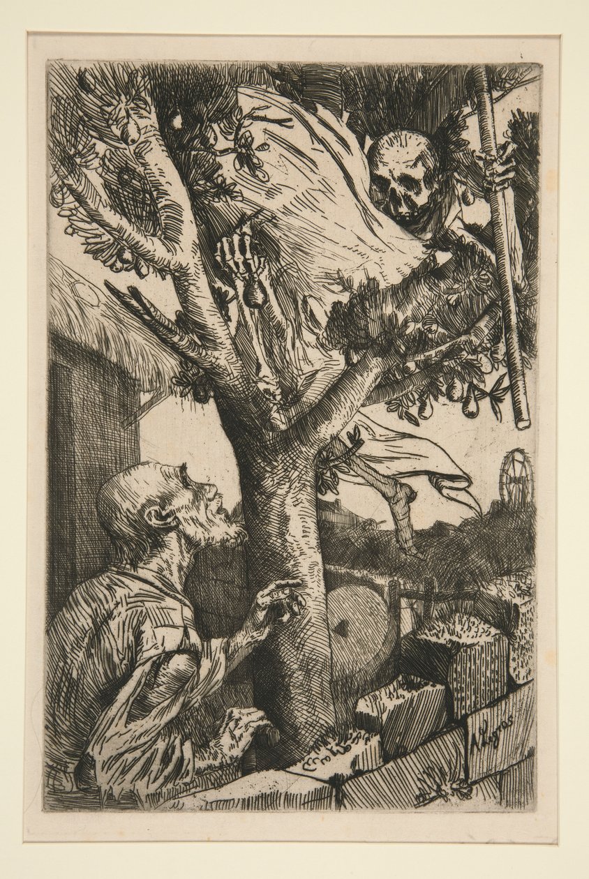 Døden i et pæretræ af Alphonse Legros