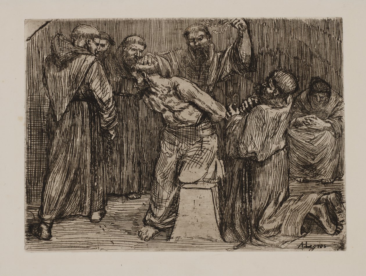 Disciplin i klostret af Alphonse Legros
