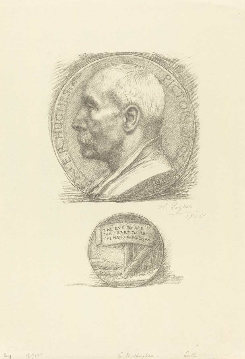 E.R. Hughes. af Alphonse Legros