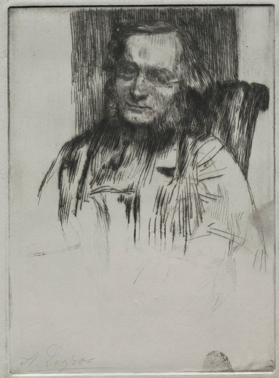 Edwin Edwards, 1861. af Alphonse Legros